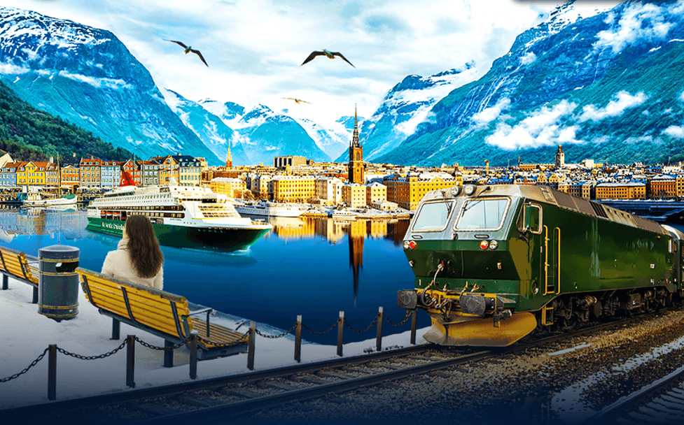 Scandinavia royale 3 capital STOCKHOLM OSLO COPENHAGEN FLAM FJORD CRUISE NORWAY SWEDEN DENMARK
